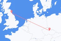 Flights from Pardubice, Czechia to Newcastle upon Tyne, the United Kingdom