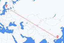Flights from Guangzhou to Tampere