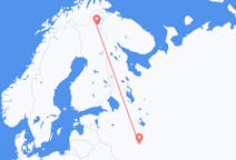 Flyreiser fra Moskva, Russland til Ivalo, Finland