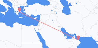 Flyg från Oman till Grekland