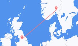 Flights from Norway to England