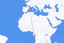 Flyrejser fra Cabinda, Angola til Girona, Spanien