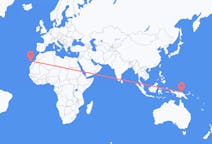 巴布亚新几内亚出发地 韦瓦克飞往巴布亚新几内亚飞往 大加那利岛 拉斯帕尔马斯的航班