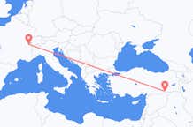 Flyg från Mardin till Genève
