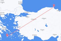 出发地 土耳其锡诺普目的地 希腊普拉卡的航班
