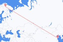 出发地 中国出发地 青岛市目的地 芬兰伊瓦洛的航班