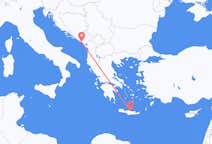 Flyg från Heraklion till Tivat