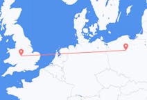 Flyreiser fra Bydgoszcz, Polen til Birmingham, England