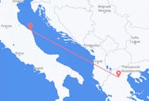 Flights from Kozani, Greece to Ancona, Italy