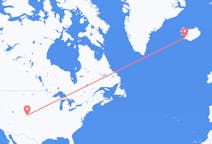 出发地 美国丹佛目的地 冰岛雷克雅未克的航班