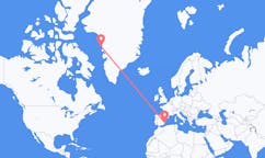 グリーンランドのから ウペルナビク、スペインのへ アリカンテフライト