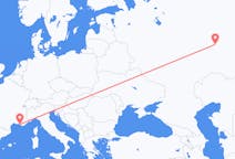 Flights from Nizhnekamsk, Russia to Marseille, France