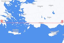出发地 希腊出发地 卡拉马塔目的地 土耳其阿达纳的航班