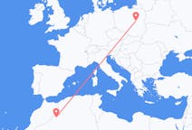 Flyreiser fra Béchar, Algerie til Warszawa, Polen