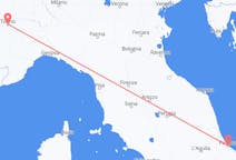 Flug frá Pescara, Ítalíu til Tórínó, Ítalíu
