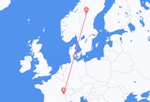 Flyreiser fra Genève, Sveits, til Östersund, Sveits