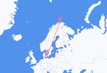 Flyg från Honningsvåg till Köpenhamn