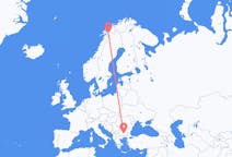 Flyg från Plovdiv till Narvik