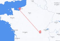 Flyg från Deauville, Frankrike till Lyon, Frankrike