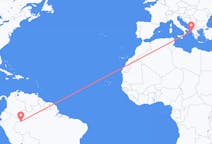 Flights from Leticia, Amazonas, Colombia to Corfu, Greece