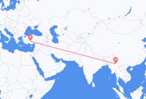 Flights from Lashio, Myanmar (Burma) to Konya, Turkey