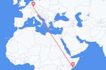 Flights from Mogadishu to Frankfurt