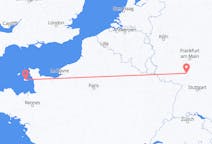 Flights from Saint Helier, Jersey to Mannheim, Germany