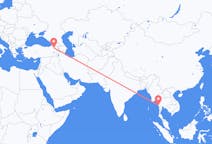 Flights from Dawei Township, Myanmar (Burma) to Kars, Turkey