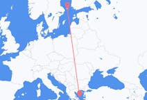 Flights from from Mariehamn to Skyros