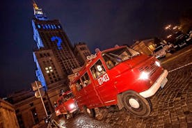 Varsovan illan yksityinen kierros (historia ja pubit) retro-minibussilla