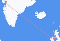 Vluchten van Ilulissat, Groenland naar Dublin, Ierland