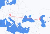 Flyg från Ljubljana, Slovenien till Machatjkala, Ryssland
