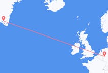 Flyg från Köln, Tyskland till Narsarsuaq, Grönland