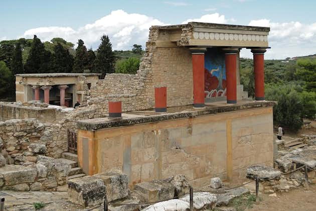 Führung durch den Palast von Knossos – Stadtrundfahrt durch Heraklion + Markt