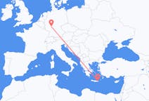 Flights from Sitia in Greece to Frankfurt in Germany
