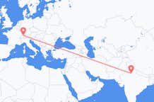 Flyreiser fra New Delhi, til Zürich