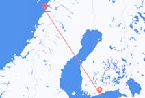 Flyreiser fra Helsingfors, Finland til Bodø, Norge