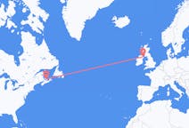 Flyrejser fra Charlottetown, Canada til Belfast, Nordirland