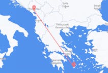 Vols de Podgorica, monténégro vers Milos, Grèce