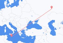 Flyrejser fra Samara, Rusland til Valletta, Malta