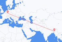 出发地 印度出发地 西尔恰尔目的地 德国法兰克福的航班