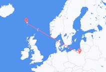 Flyrejser fra Szczytno, Polen til Sørvágur, Færøerne