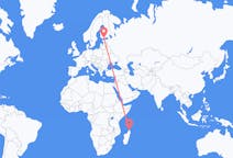 Flyg från Antsiranana, Madagaskar till Helsingfors, Finland