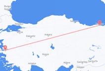 Vols d'Izmir, Turquie pour Trébizonde, Turquie