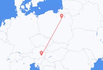 Flights from Szymany, Szczytno County, Poland to Graz, Austria