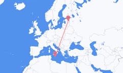 Flyrejser fra Tartu, Estland til Malta, Estland