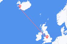 Flüge von Birmingham, England nach Reykjavík, Island