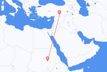 Flyg från Khartoum, Sudan till Sanliurfa, Turkiet