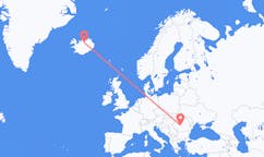 Flights from the city of Sibiu, Romania to the city of Akureyri, Iceland