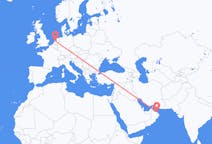 Flyg från Muscat, Oman till Amsterdam, Nederländerna